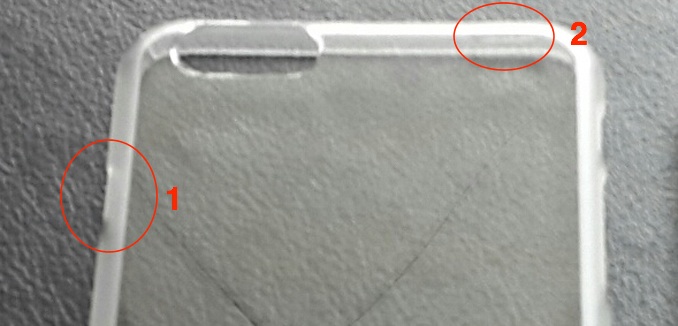 iPhone 6 Carcasa Transparente - Detalle