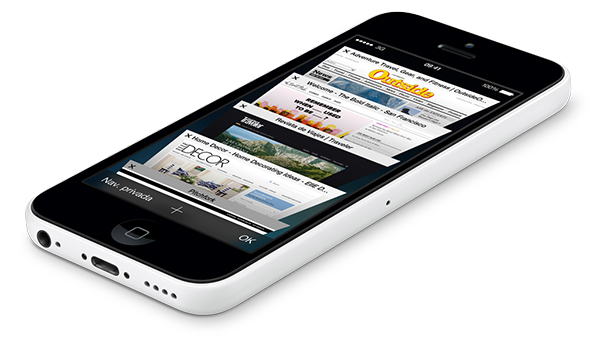 iPhone 5c Safari