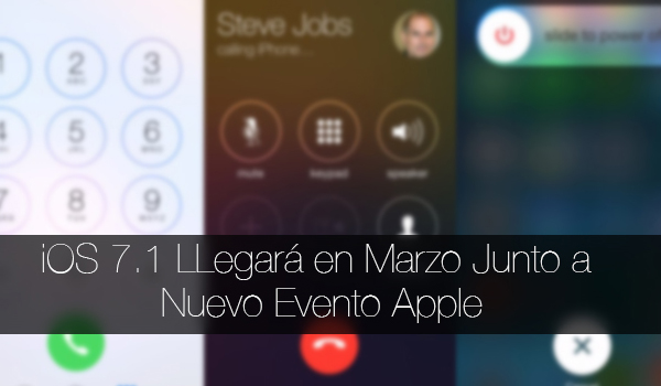 iOS 7.1 Evento Apple
