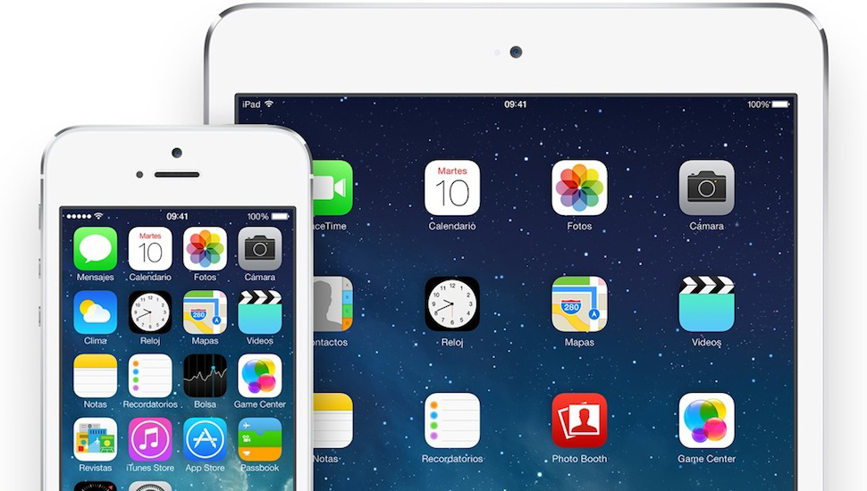 iOS 7 iPhone 5s iPad Air